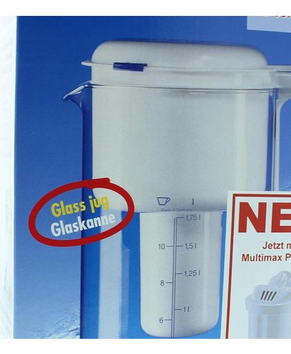 Aqua Select Kan glas 1.75 liter classic