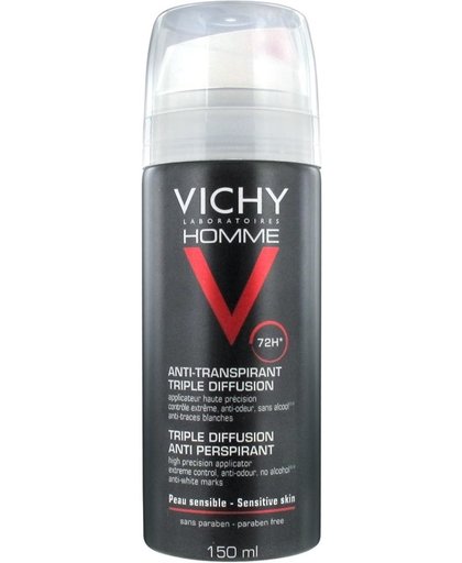 Vichy Homme Deodorant Spray Triple Difusion 72h