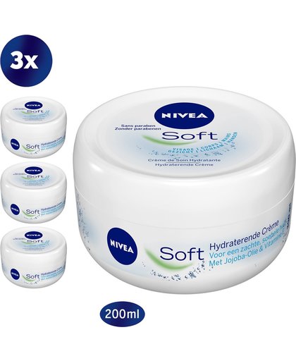 Nivea Soft Pot Voordeelverpakking