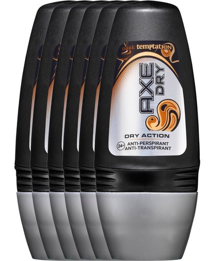 Axe Dark Temptation Deodorant Roller Anti-transpirant Voordeelverpakking