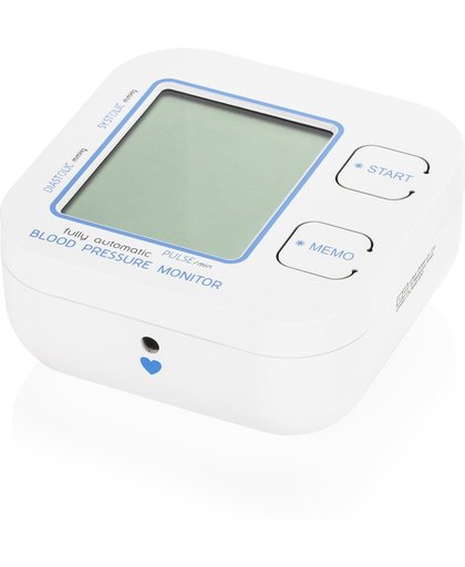 ANDON KN-550 Automatische bloeddrukmeter met geheugen en bloeddrukmanchet, wit / grijs