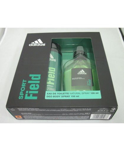 Adidas Giftbox Sport Field Eau de Toilette Deodorant