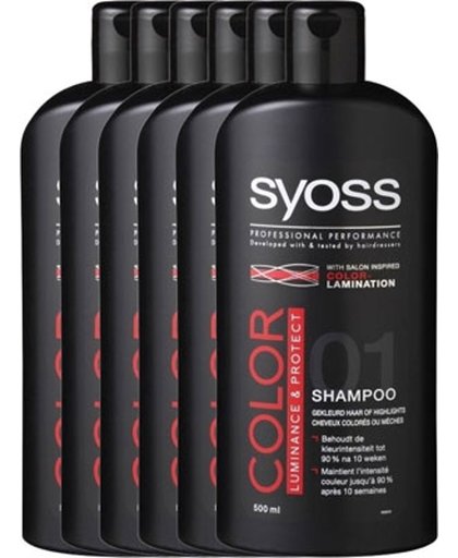 Syoss Shampoo Color Protect Voordeelverpakking
