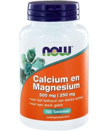Now Calcium Magnesium 500/250mg