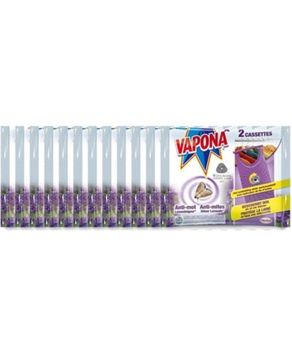 Vapona Anti Motten Cassette Lavendel Voordeelverpakking
