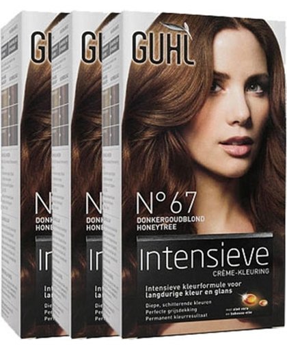 Guhl Haarverf Intensieve Creme-kleuring 67 D-goudblond Voordeelverpakking