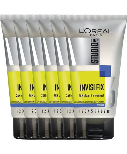 Loreal Paris Studio Line Invisi Fix 24H Clear and Clean Gel Strong Hold Voordeelverpakking