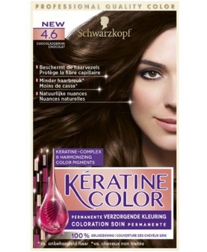 Schwarzkopf Keratine Color 4.6 Chocolade Bruin