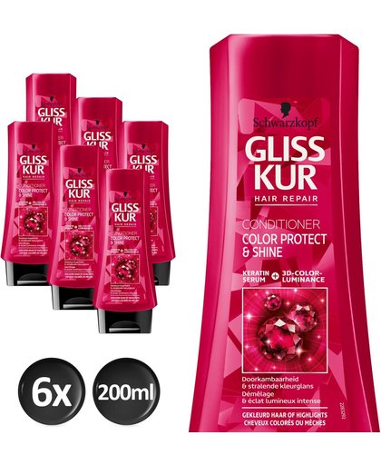 Gliss Kur Conditioner Color Protect And Shine Voordeelverpakking