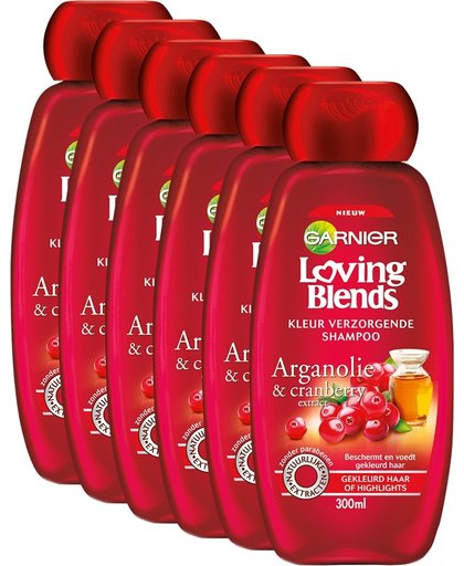 Garnier Loving Blends Cranberry Shampoo Voor Gekleurd Haar Of Highlights Voordeelverpakking