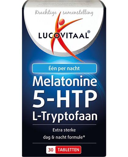 Lucovitaal Melatonine 5-HTP L-Tryptofaan 01mg Tabletten