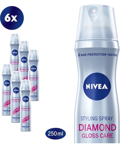 Nivea Styling Spray Diamond Gloss Voordeelverpakking
