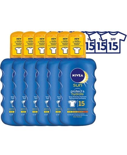 Nivea Sun Protect And Hydratatie Zonspray Factorspf15 Voordeelverpakking