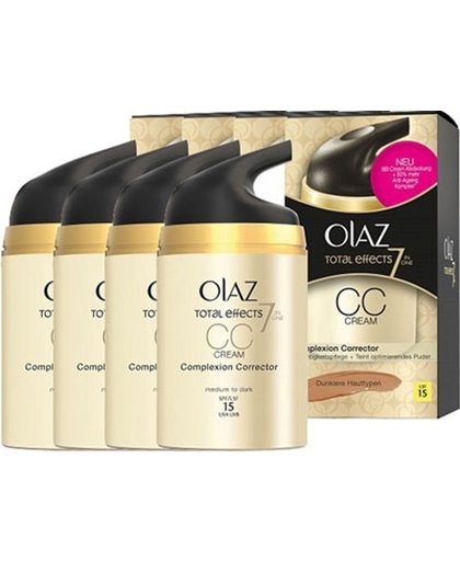 Olaz Total Effects Cc Cream Medium / Dark Voordeelverpakking