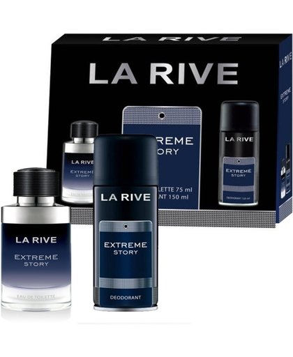 La Rive Extreme Story Geschenkset Edt 75ml Deodorant 150ml