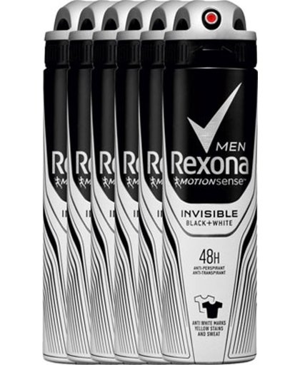Rexona Deodorant Spray Men Invisible Voordeelverpakking