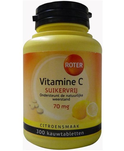 Roter Vitamine C 70mg Suikervrij Kauwtabletten