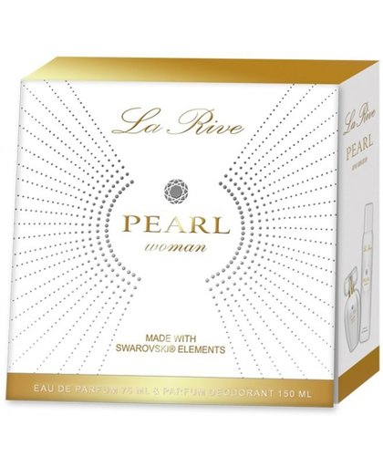Pearl La Rive Pearl Woman Geschenkset Edp 75ml Deodorant 150ml