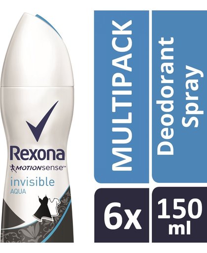 Rexona Deodorant Spray Women Clear Aqua Voordeelverpakking