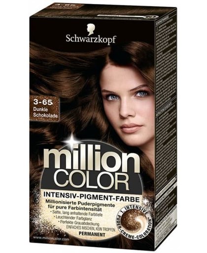 Schwarzkopf Million Color Donker Chocolade 3-65