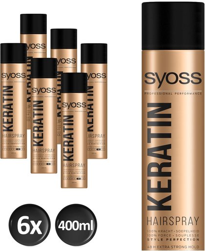 Syoss Hairspray Keratine Voordeelverpakking