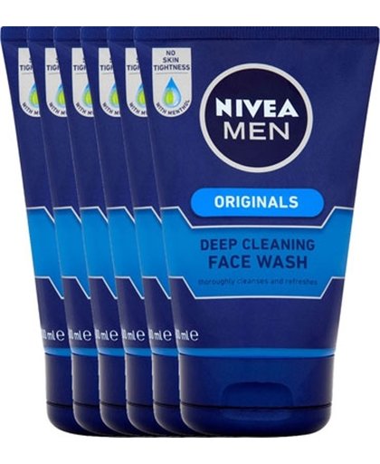 Nivea Men Deep Cleaning Face Wash Voordeelverpakking