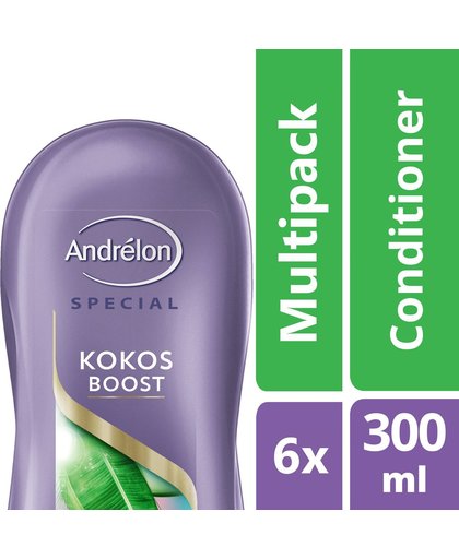 Andrelon Conditioner Kokos Boost Voordeelverpakking