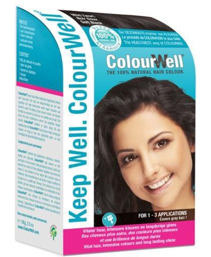 Colourwell Haarkleuring Mild Zwart
