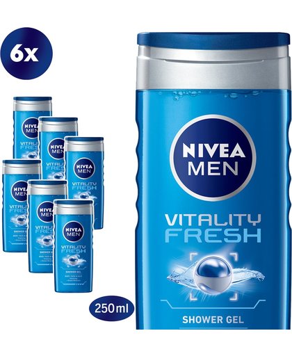 Nivea Men Douchegel Vitality Fresh Voordeelverpakking