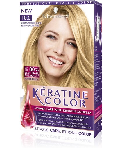 Schwarzkopf Keratine Color 10.0 Licht Natuurlijk Blond Bestekoop