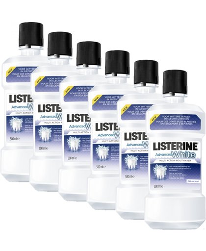 Listerine Mondwater Advanced White Voordeelverpakking