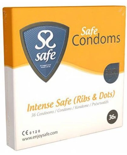 Safe Condooms Intense Safe Ribs and Nops