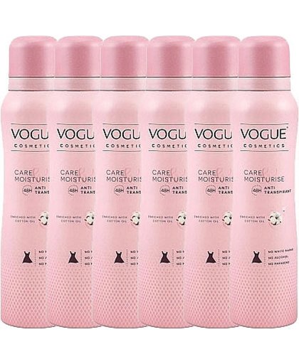 Vogue Care And Moisturise Deodorant Spray Anti-transpirant Voordeelverpakking