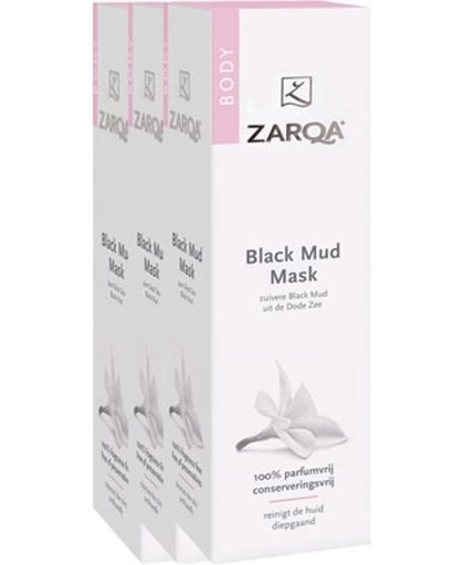 Zarqa Black Mud Mask Voordeelverpakking