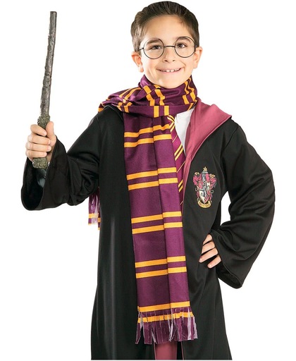 Harry Potter™ sjaal voor volwassenen en kinderen - Verkleedattribuut - Maat One-size