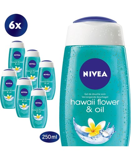 Nivea Showergel Hawaii Flower And Oil Voordeelverpakking