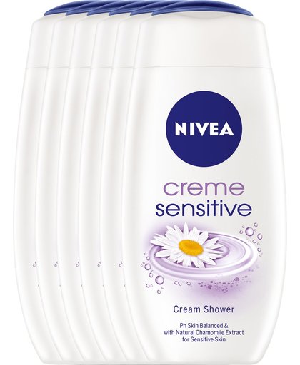 Nivea Shower Creme Sensitive Voordeelverpakking