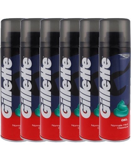 Gillette Basic Scheergel Regular Voordeelverpakking
