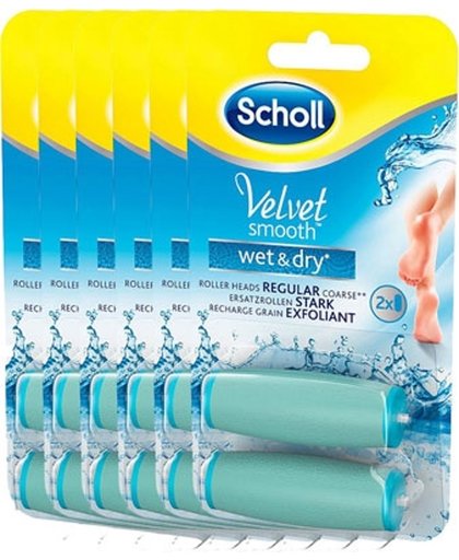 Scholl Velvet Smooth Wet And Dry Navulling Voordeelverpakking