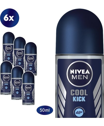 Nivea Men Deodorant Deoroller Cool Kick Voordeelverpakking