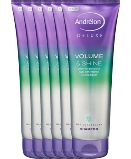 Andrelon Shampoo Deluxe Volume And Shine Voordeelverpakking