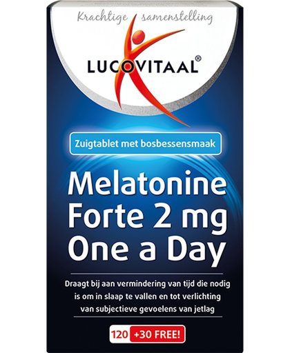 Lucovitaal Melatonine Forte One A Day Zuigtablet 2mg Bestekoop