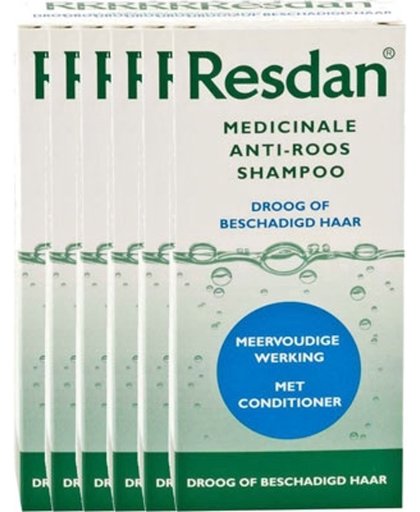 Resdan Anti-Roos Shampoo Droog / Beschadigd Medicinale Anti-roos Shampoo Voordeelverpakking