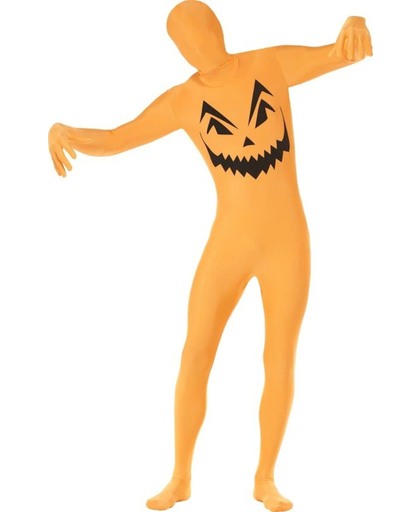 Verkleedkostuum voor volwassenen tweede huid pompoen Halloween kleding - Verkleedkleding - Large