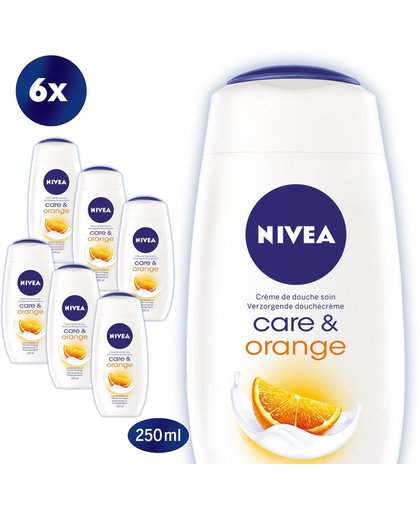 Nivea Showercreme Care Orange Voordeelverpakking