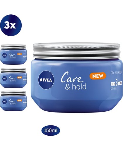 Nivea Care And Hold Styling Cream Gel Voordeelverpakking