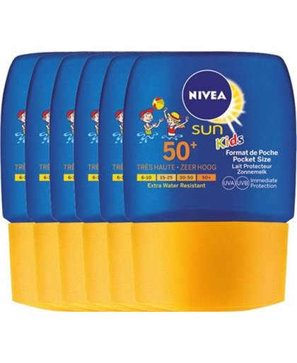 Nivea Sun Kids Pocket Factorspf50 Voordeelverpakking