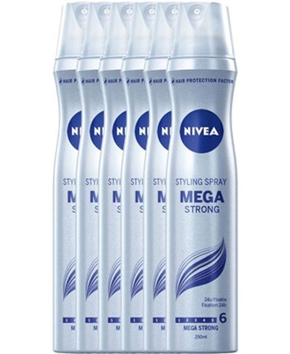 Nivea Styling Spray Mega Strong Voordeelverpakking