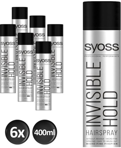 Syoss Hairspray Invisible Hold Voordeelverpakking