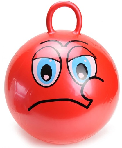 Skippybal Smiley - Emoji (Rood)